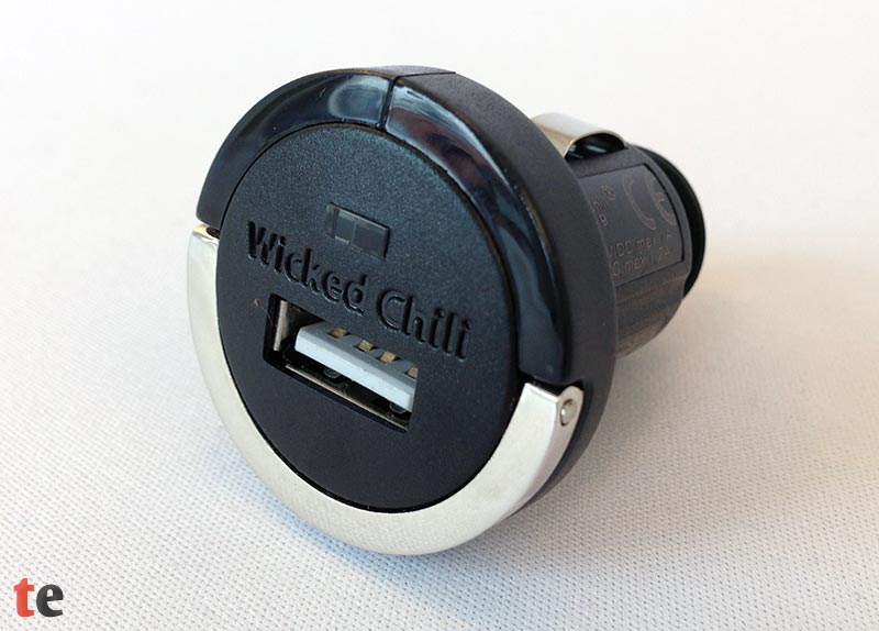 WICKED CHILI microUSB KFZ Ladegerät für Handy mit 30-50cm
